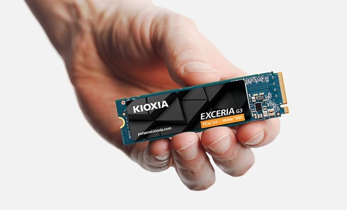 SSDهای سری Exceria G3 کیوکسیا با رابط PCIe 5.0 و حافظه QLC