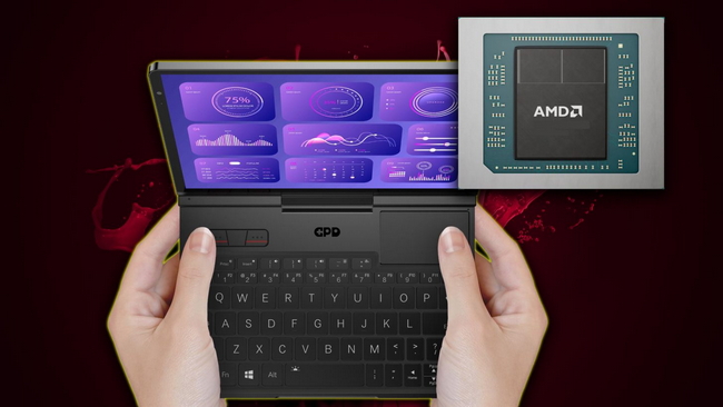 کنسول دستی gpd با پردازنده amd