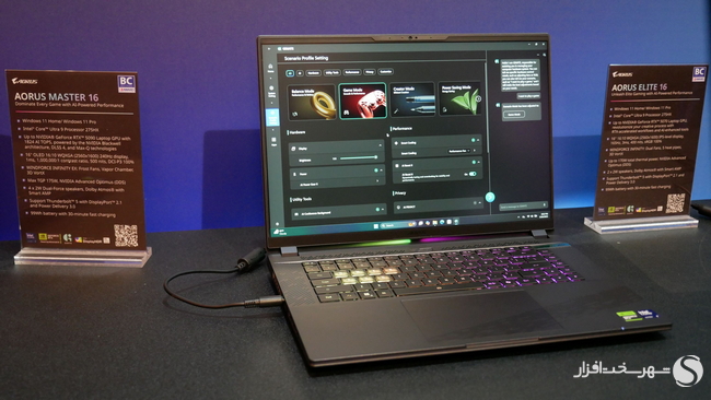 لپ تاپ AORUS Master 16 AI مشخصات