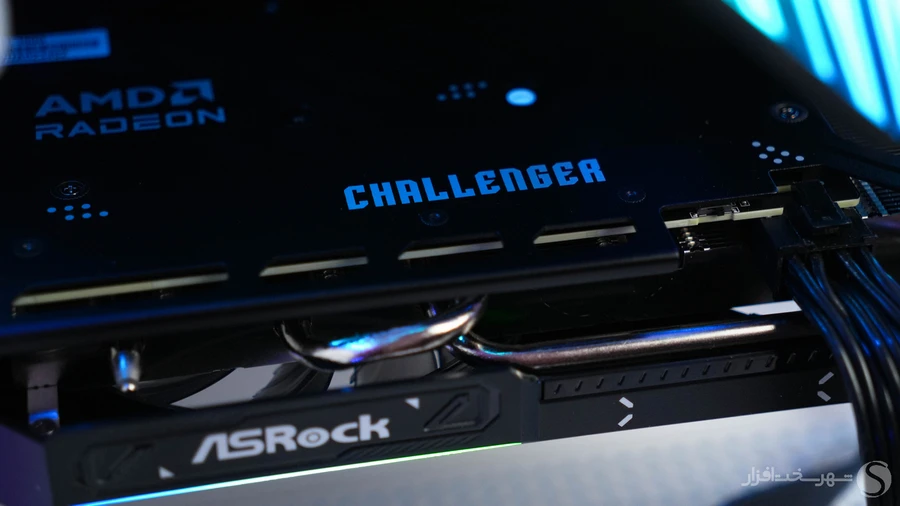 Asrock-RX-9060-XT-CHALLENGER-OC-HEATSINK