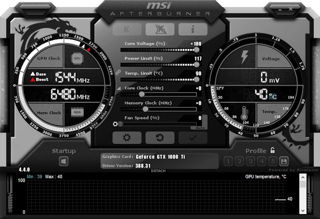 اورکلاک گرافیک با  MSI Afterburner