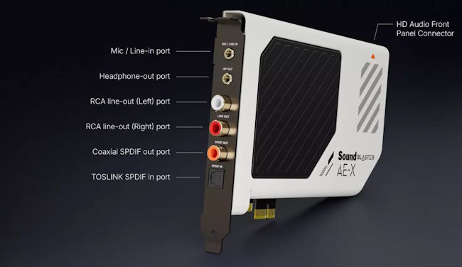کارت صدا Sound Blaster AE-X