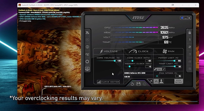 اورکلاک با آفتربرنر