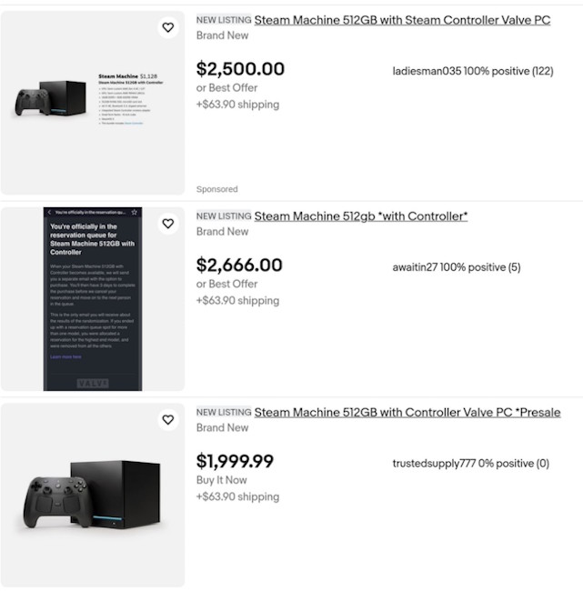 آگهی فروش  Steam Machine