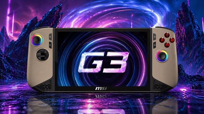 کنسول دستی گیمینگ Claw 8 EX AI+ با تراشه Arc G3 Extreme 