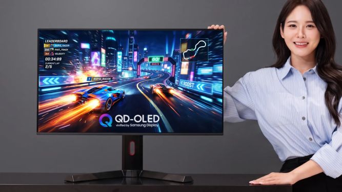 اولین مانیتور QD-OLED دنیا با وضوح 4K