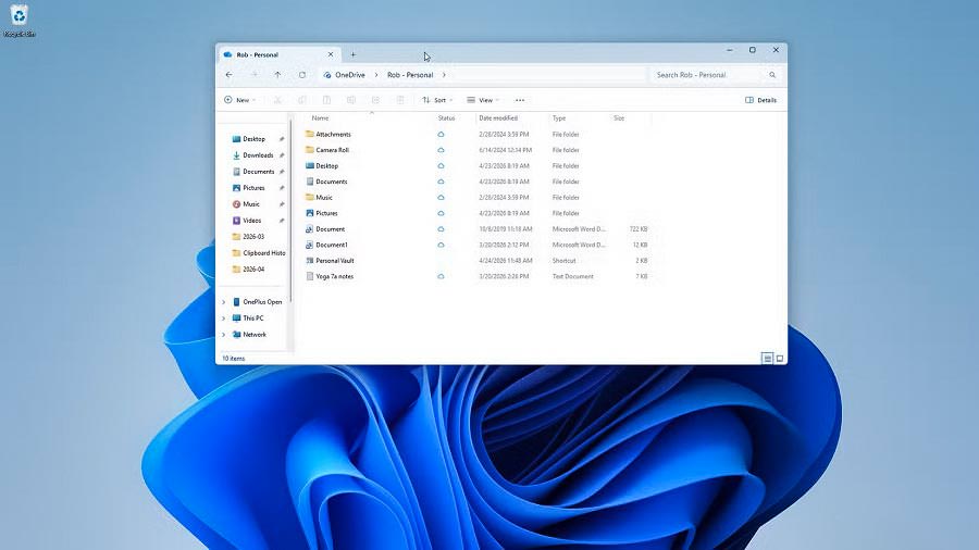 حذف OneDrive از File Explorer