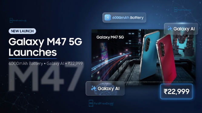 سامسونگ به‌صورت رسمی از Galaxy M47 5G رونمایی کرد