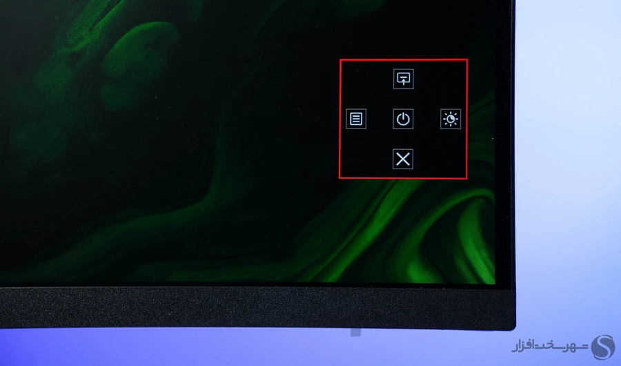 منوی OSD مانیتور