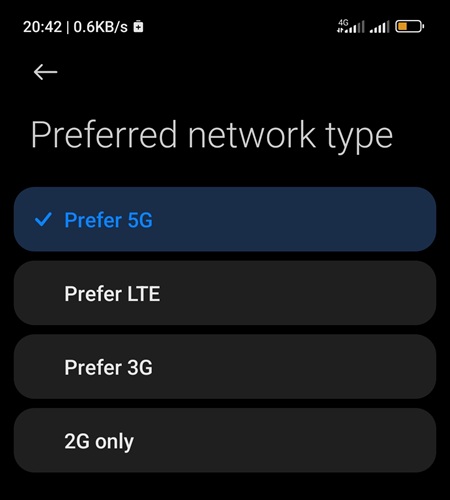 انتخاب 3G یا 4G