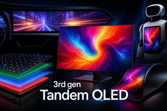 نسل سوم پنل Tandem OLED معرفی شد
