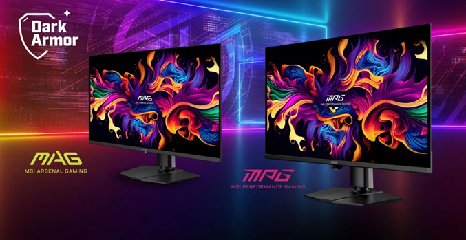 مانیتورهای گیمینگ ۳۲ اینچی جدید ام اس آی مدل MPG 322UR و MAG 321UP با پنل QD-OLED