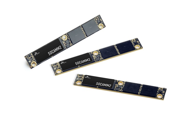 سه ماژول حافظه SOCAMM2 ساخت SK Hynix