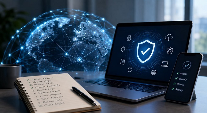 اقدامات ضرور پس اتصال مجدد اینترنت