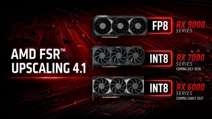 FSR 4.1 برای کارت‌های RX 7000 معرفی شد