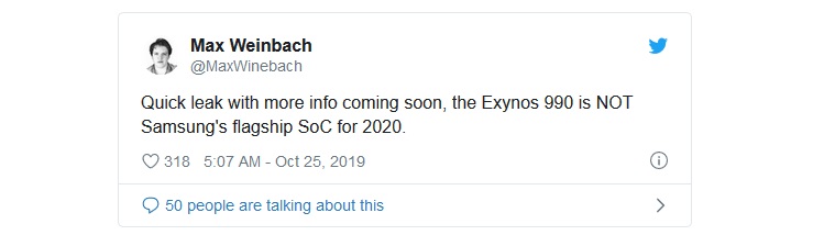 The latest Exynos 990 might not power the upcoming Samsung Galaxy S11.jpg