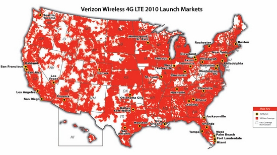 Verizon LTE markets