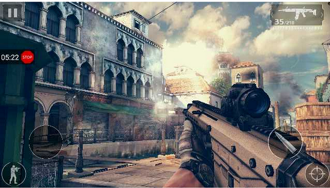 محیط بازی Modern Combat 5 محیط بازی Modern Combat 5