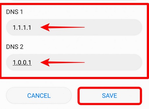 تغییر dns در اندروید ایرانسل